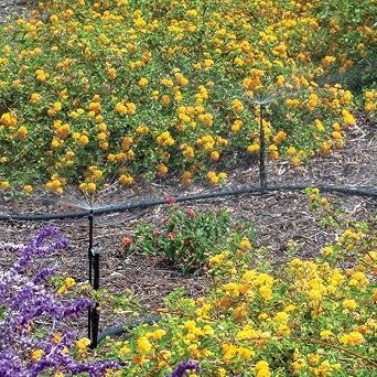 DIG SM50 Adjustable Micro Sprayer 46 Piece Kit for Gardens - Versatile and Efficient Watering up to 500 sq. ft.