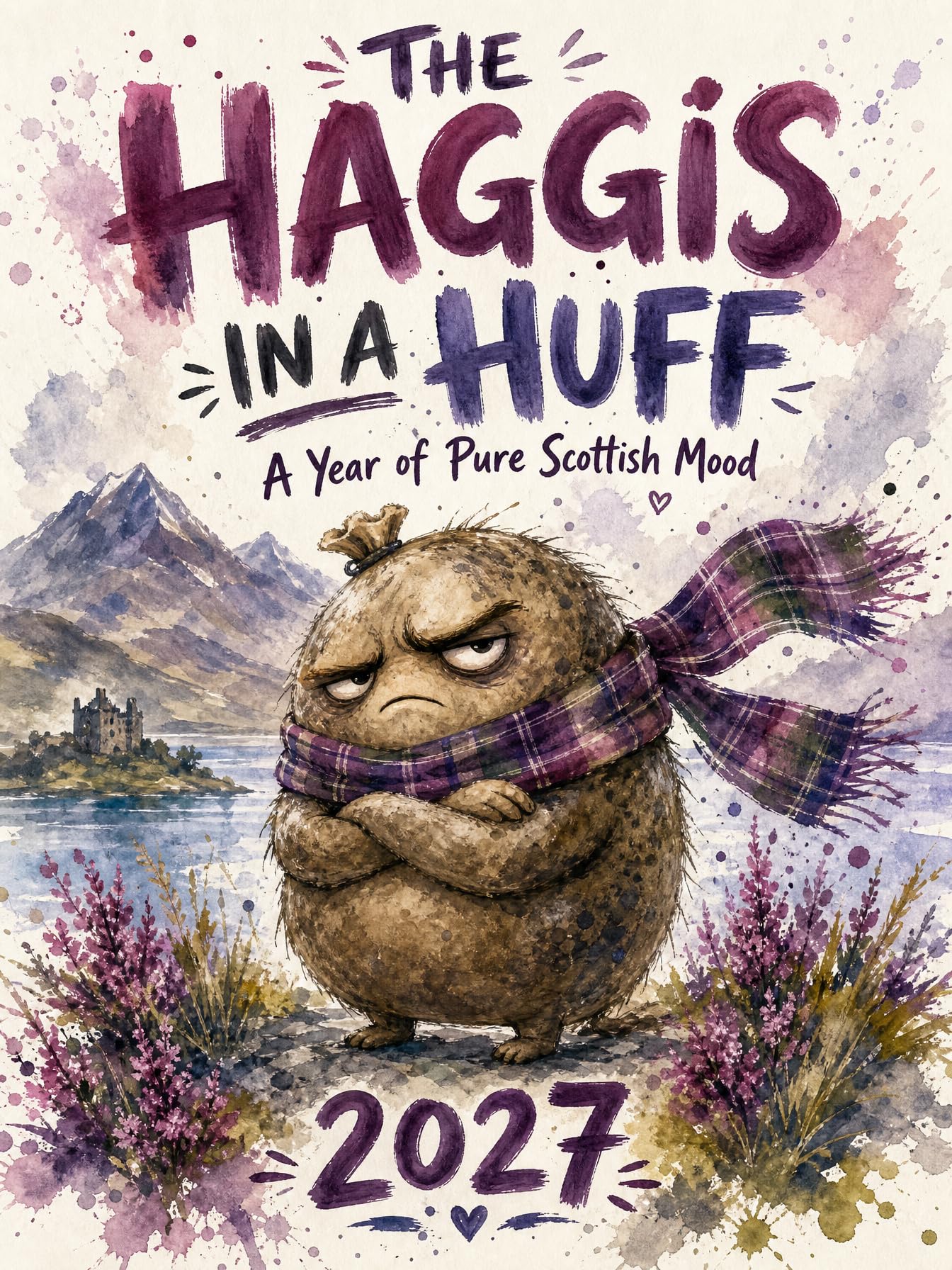 The Haggis in a Huff 2027 Calendar β Funny Handmade Scottish Wall Art