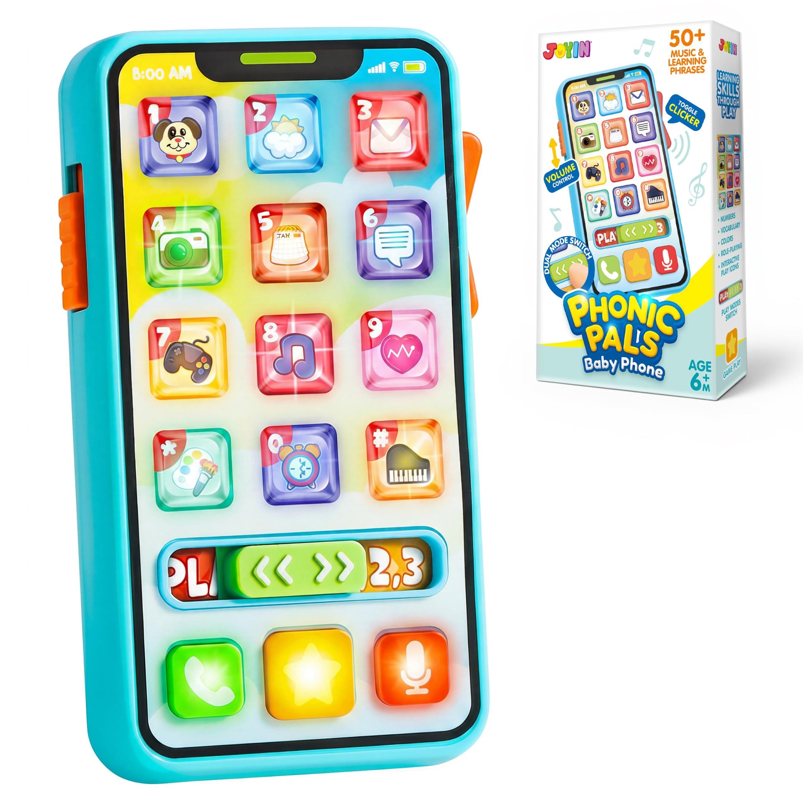 TéléPhone Jouet pour Bébés, Toddlers Mobile Cell Telephone Music Education, Fun Plastic Telephone for Early Education and Learning Development, Baby Learning Phone SAFE, Babies
