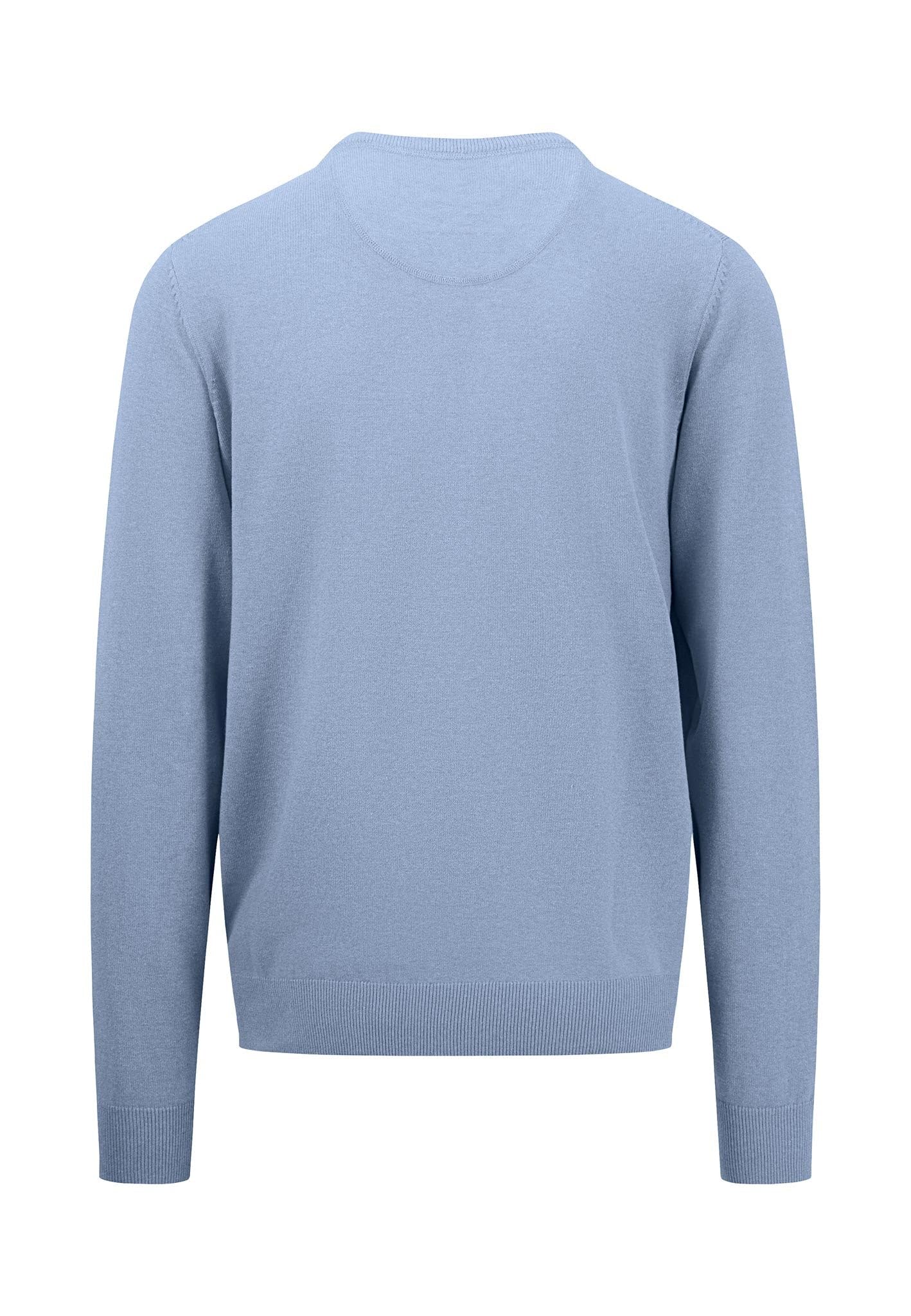 FYNCH-HATTON Feinstrickpullover mit O-Ausschnitt aus 100% Baumwolle Summer Breeze/L