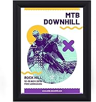 Vista 17 de BNV Marco de aluminio para póster de carga frontal / certificado de imagen, blanco, 8.5 x 11 pulgadas, perfil de 1 pulgada, montaje en pared, modo