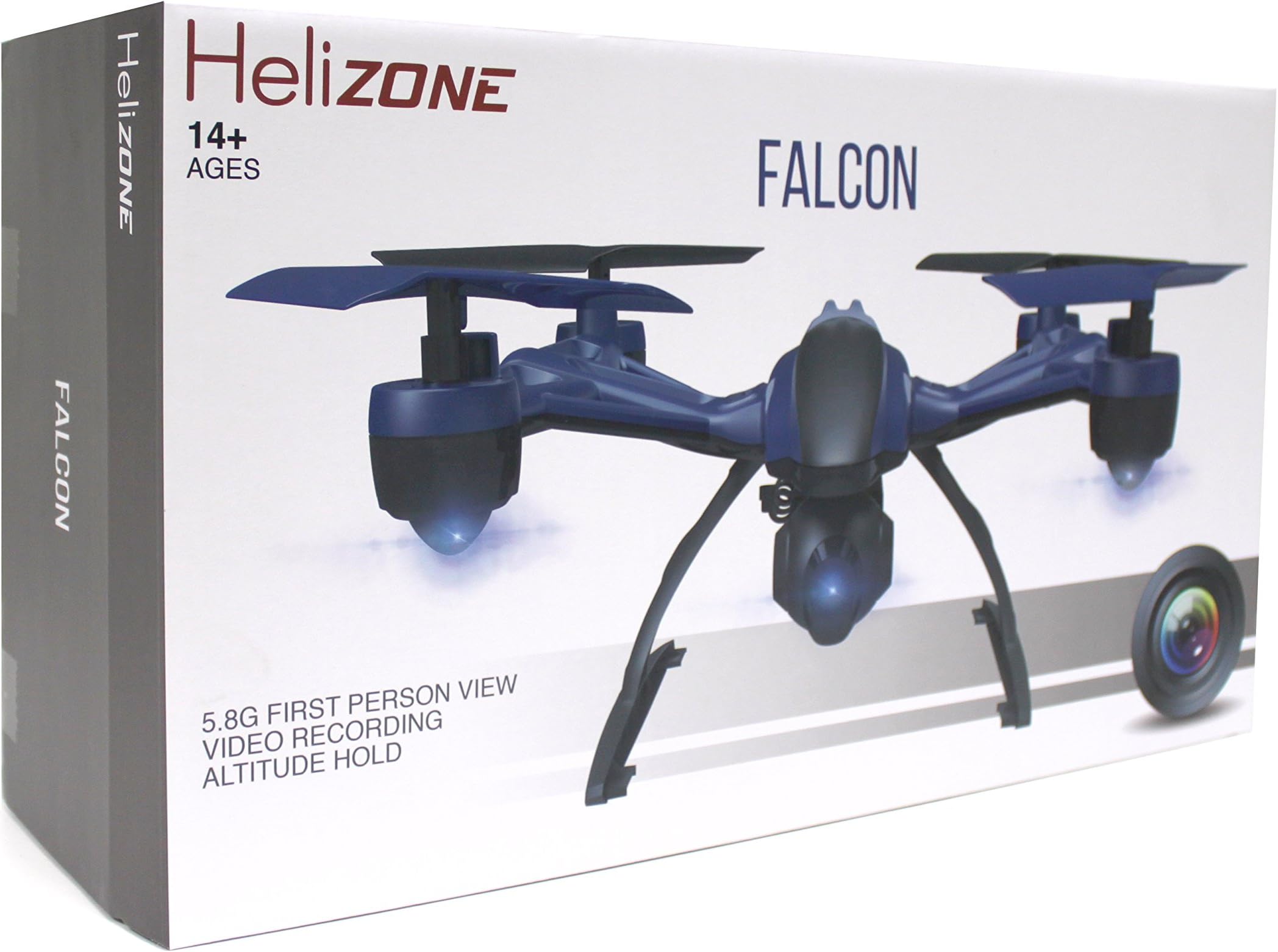 Falcon 5.8 Ghz First Person View FPV Drone with Live LCD Monitor HD Video Recording Altitude Hold Headless Mode Quadcopter