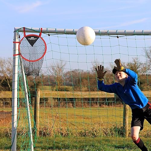 Miniatura 5 de PodiuMax Top Bins - Portería de fútbol, fácil de fijar y desmontar a la portería, juego de 2, para entrenamiento de precisión de disparo