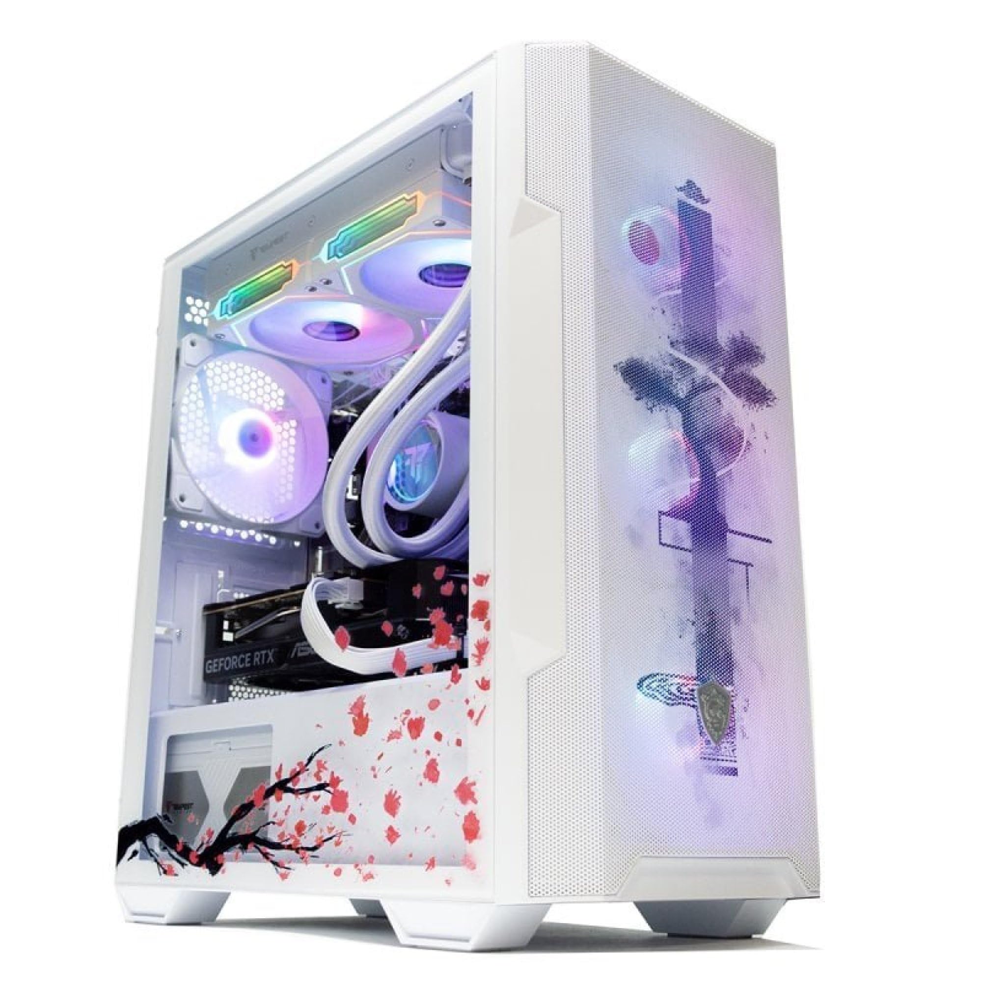 PcCom Ready Gaming PC Ryzen 7 5800X, RTX 5060, 32GB RAM, 1TB SSD M.2, PC Sobremesa Gaming Blanco Alto Rendimiento 4K, Japan Edition