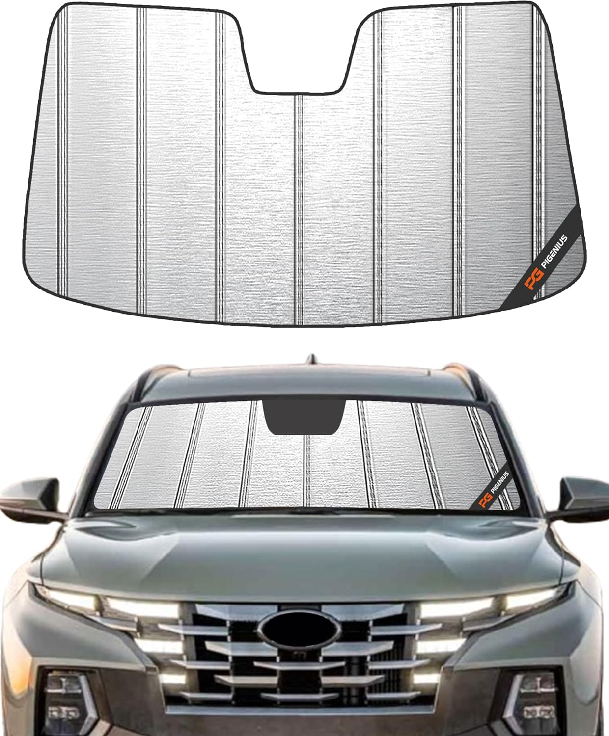 Windshield Sunshade fits Hyundai Santa Cruz/Tucson 2022-2025 | Ultimate Cabin Cool & Defense