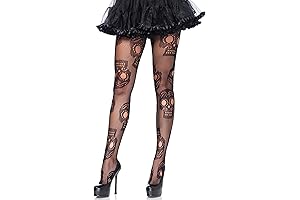 Captivating Skull Fishnet Tights: Unleash Your Gothic Allure