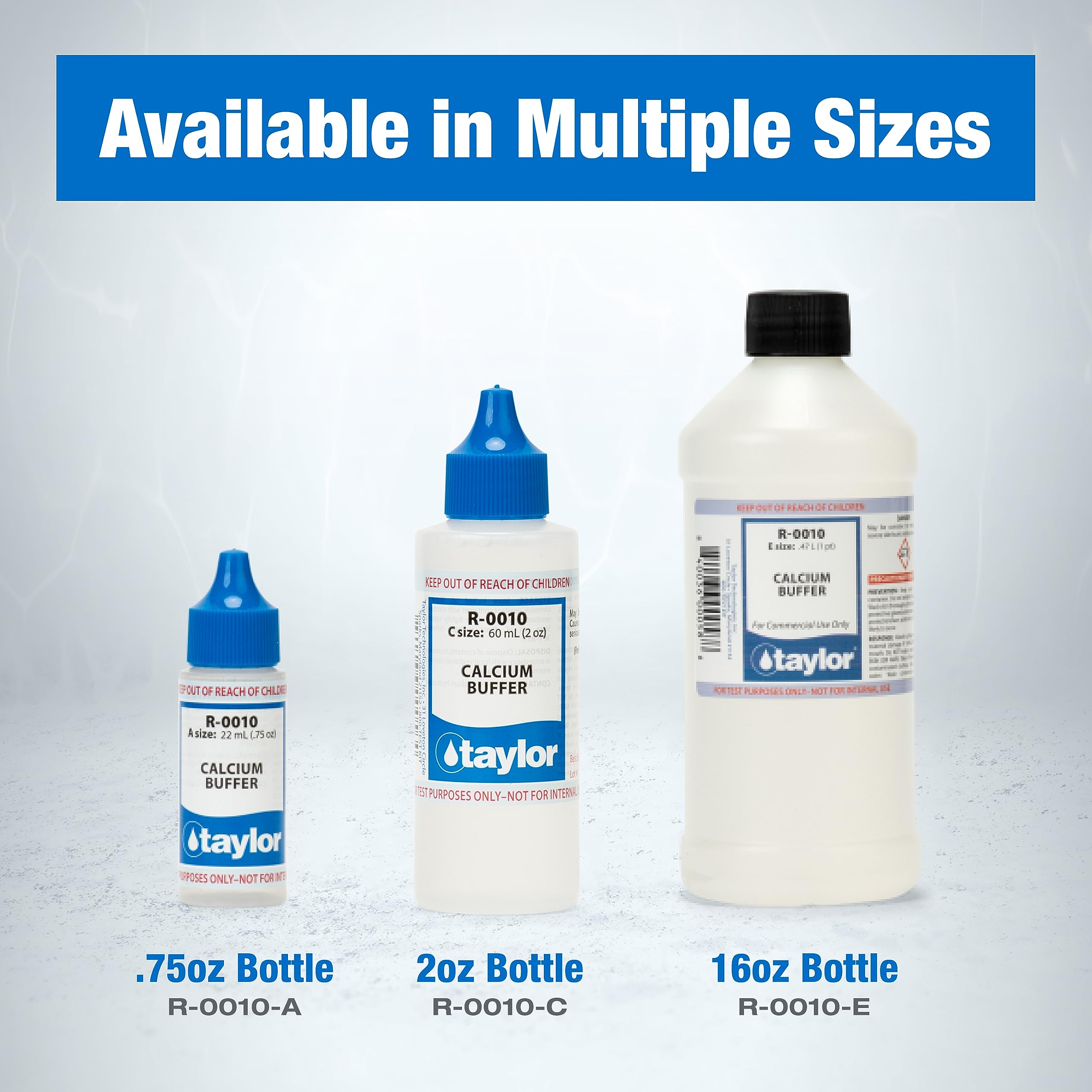 Taylor R-0012-C Hardness Reagent – 2 Oz Calcium Hardness Test Refill For Pool & Spa Water Kits-937205
