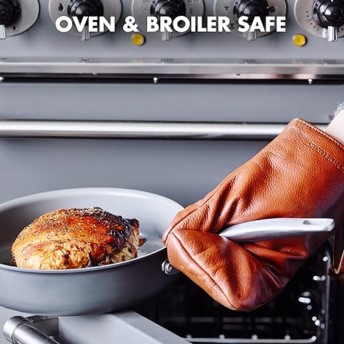 Miniatura 6 de GreenPan Chatham - Sartén antiadherente de cerámica anodizada dura, de 11 pulgadas, sin PFAS, apto para lavavajillas, apto para horno, gris