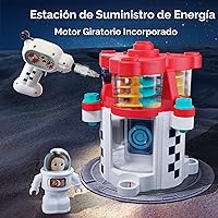 Vista 3 de iPlay, iLearn Juguetes de cohete del espacio exterior, juego de nave espacial para niños con transbordador espacial, taladro eléctrico, 2