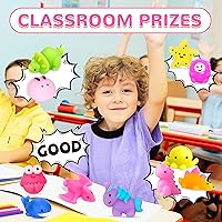 Vista 6 de 150 Pack Mochi Squishy Toys Kawaii Squishies Stress Relief Toys Pack Boys Girs Party Favors Bulk Birthday Gifts Valentines Day Gifts for Kids Easter