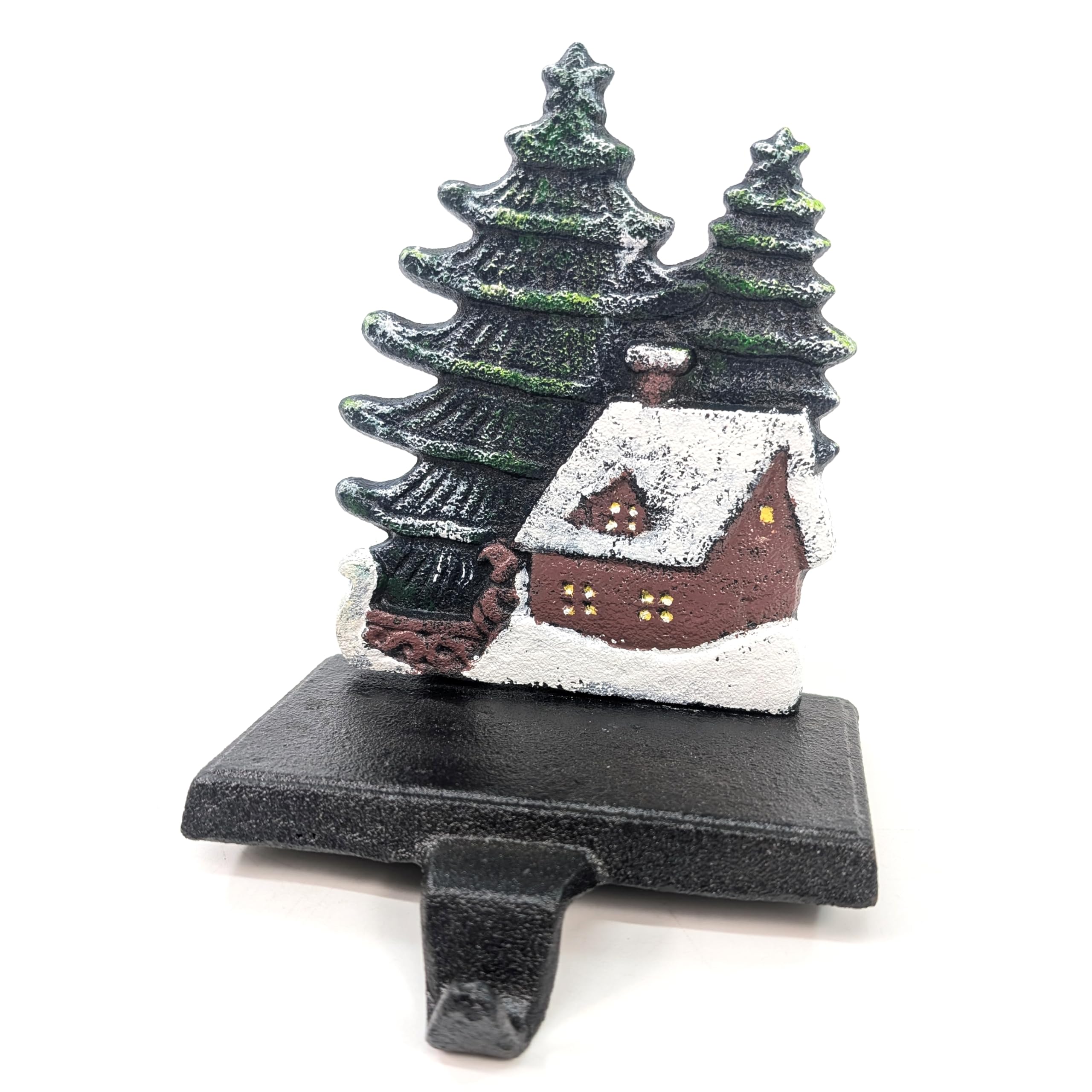 Porte-chaussettes de Noël en fonte Black Ginger pour célébrer la magie des fêtes