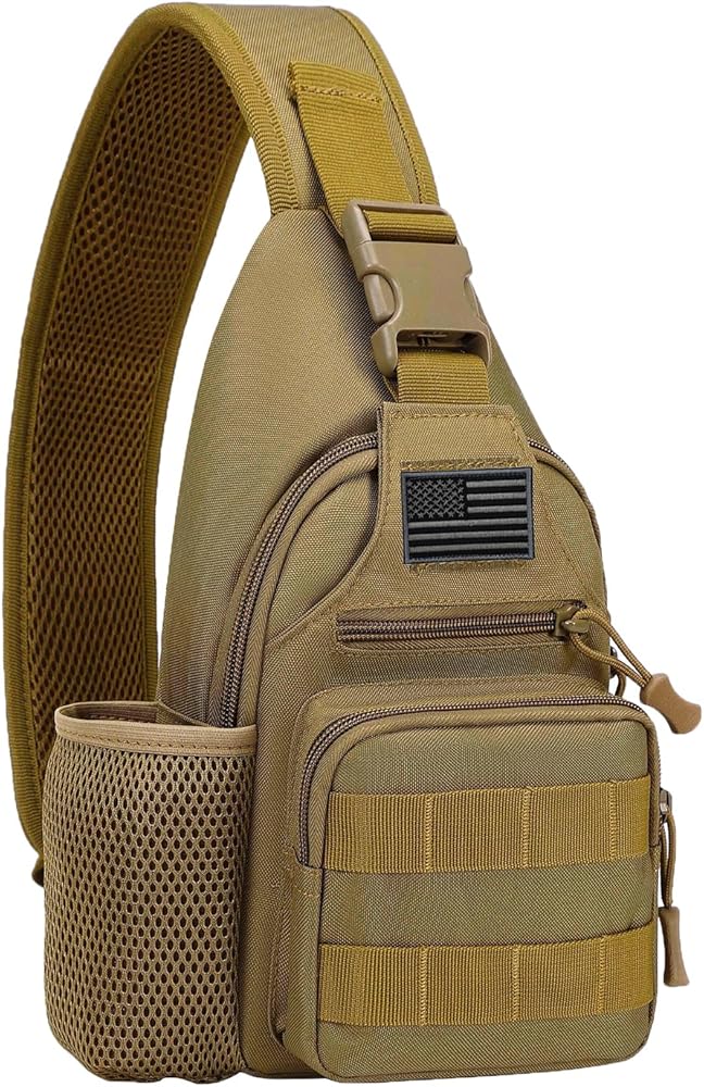 Amazon.com: ZHIERNA Tactical Crossbody Bag for Men with Water