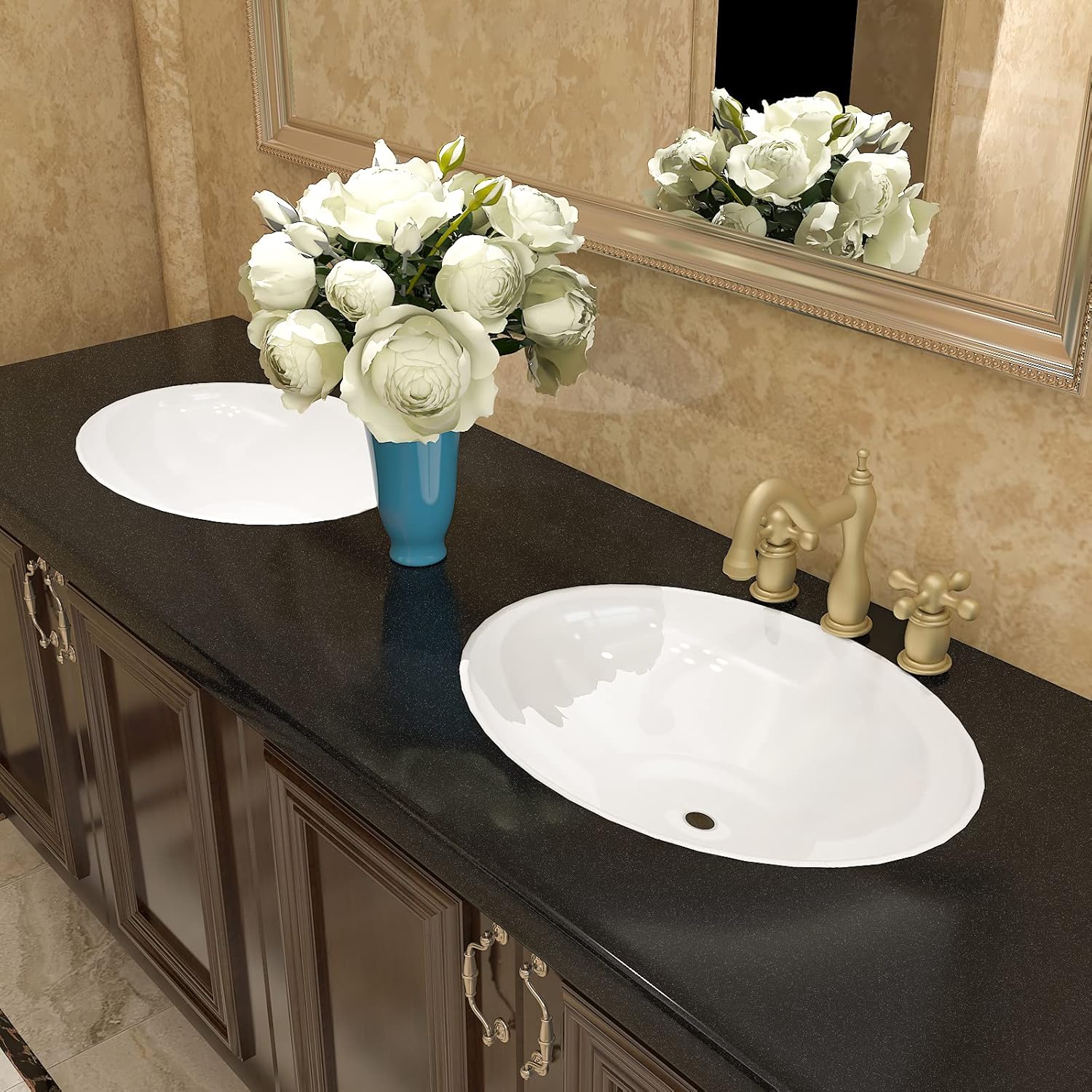 CRE8TIVE Black Peel and Stick Wallpaper 24"x354" Large Size Black Glitter Contact Paper Waterproof Removable Adhesive Glossy Shiny Glitter Wallpaper for Bathroom Bedroom Cabinets Dressers Furniture