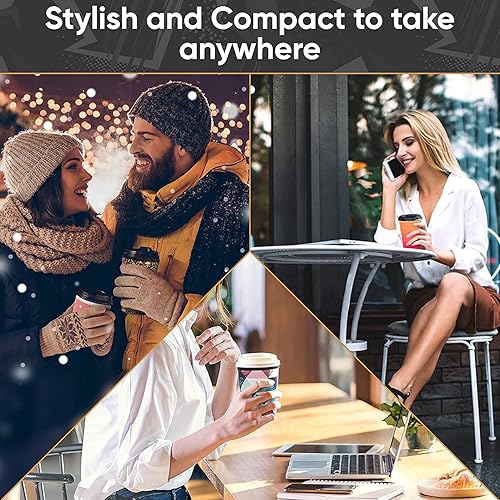 Miniatura 6 de Baxendale - Fundas de café helado para bebidas frías, paquete de 3 fundas reutilizables de neopreno para taza de café helado para bebidas frías,