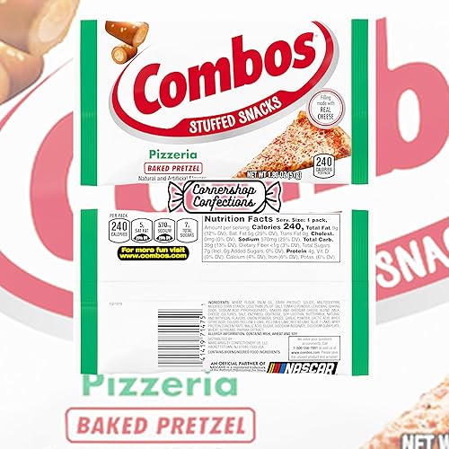 Miniatura 6 de Combos - Bocadillos rellenos de 20 bolsas de 4 sabores a granel, variedad a granel - Galletas horneadas de pizza de pepperoni, pretzel horneado con