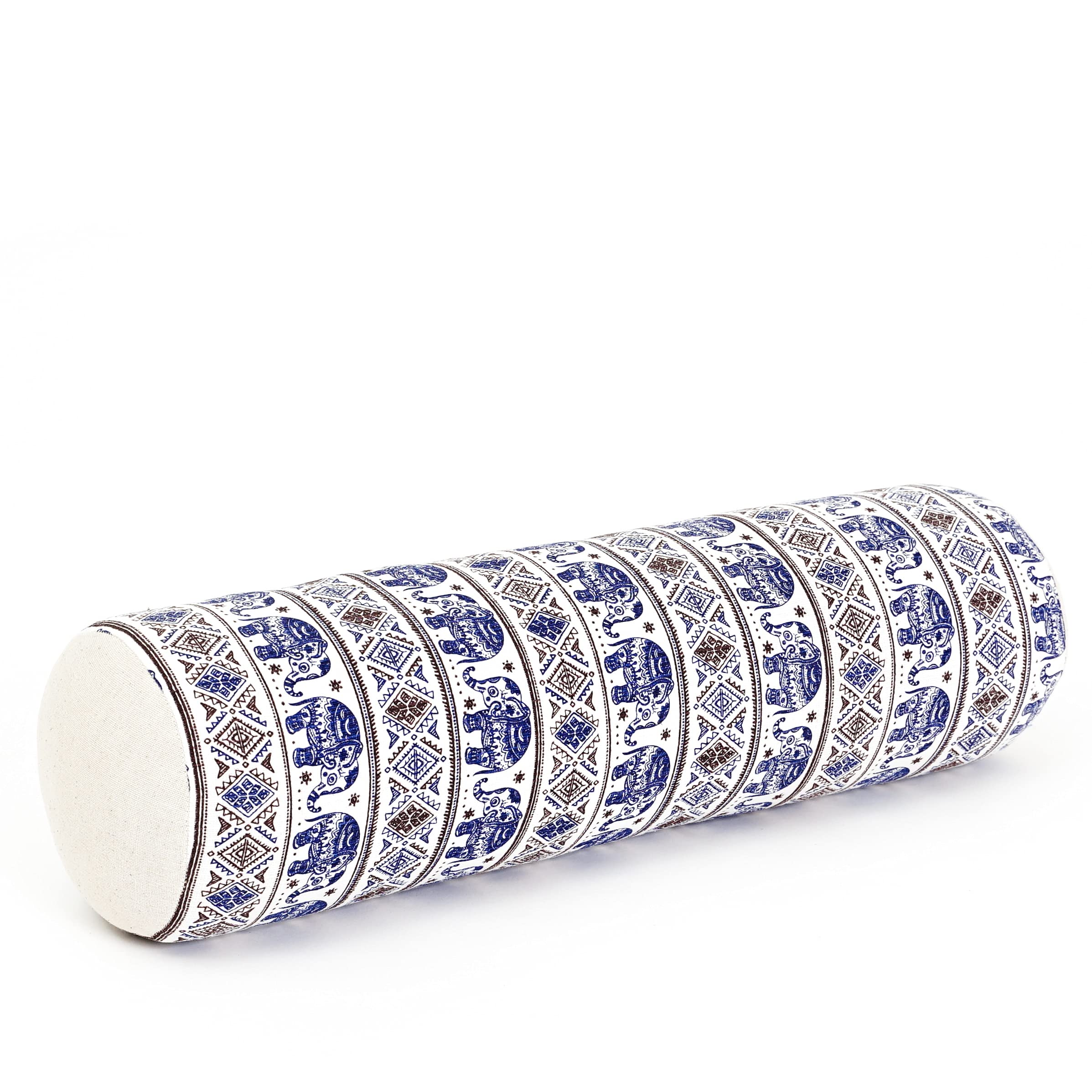 Leewadee Small Yoga Bolster – Shape-Retaining Cervical Neck Roll, Tube Pillow for Comfortable Reading, Kapok Filling, 22 x 6 x 6 inches