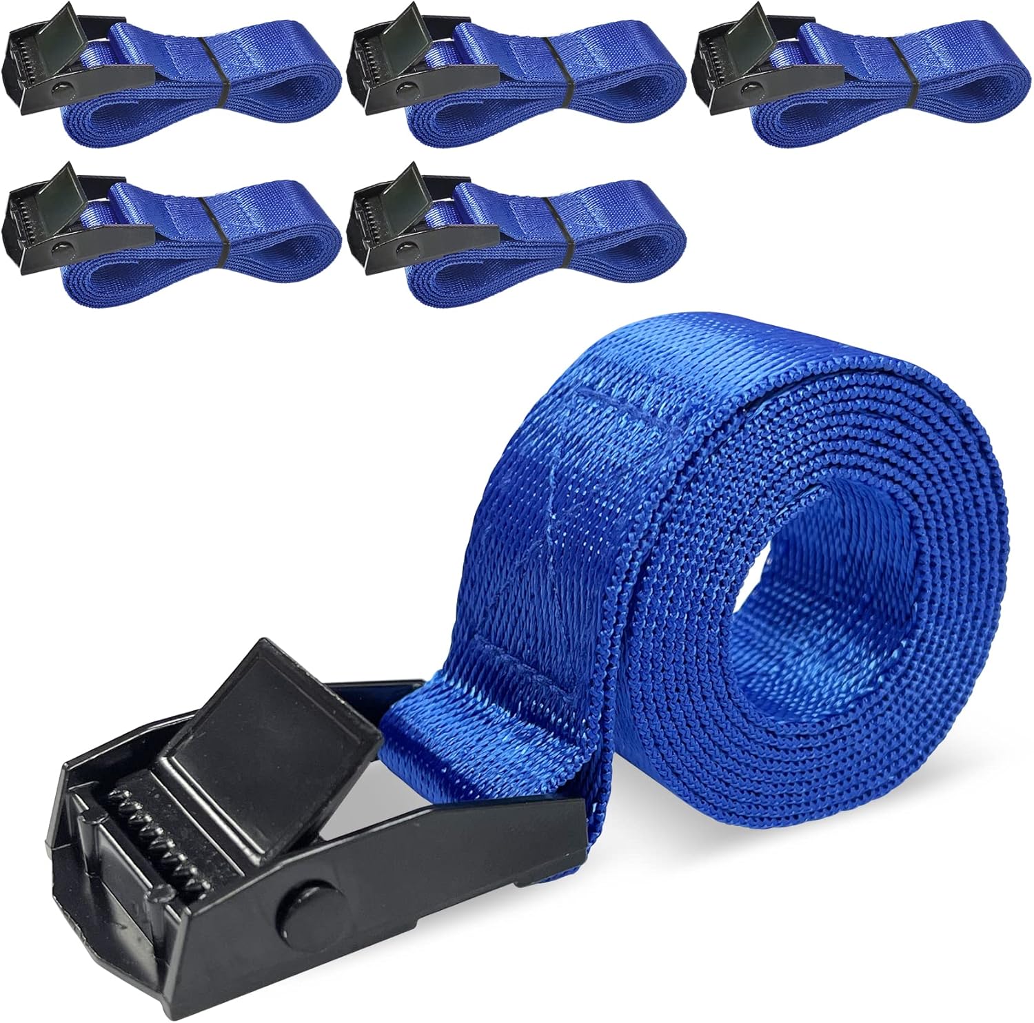 Cozary Spanngurte 4er Set - 3 Meter 20mm Breite Bis 250kg Belastbarkeit