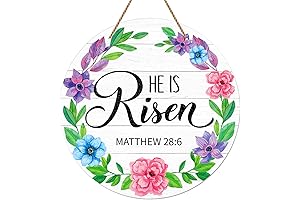 Easter Decorative Signage - He is Risen Sign