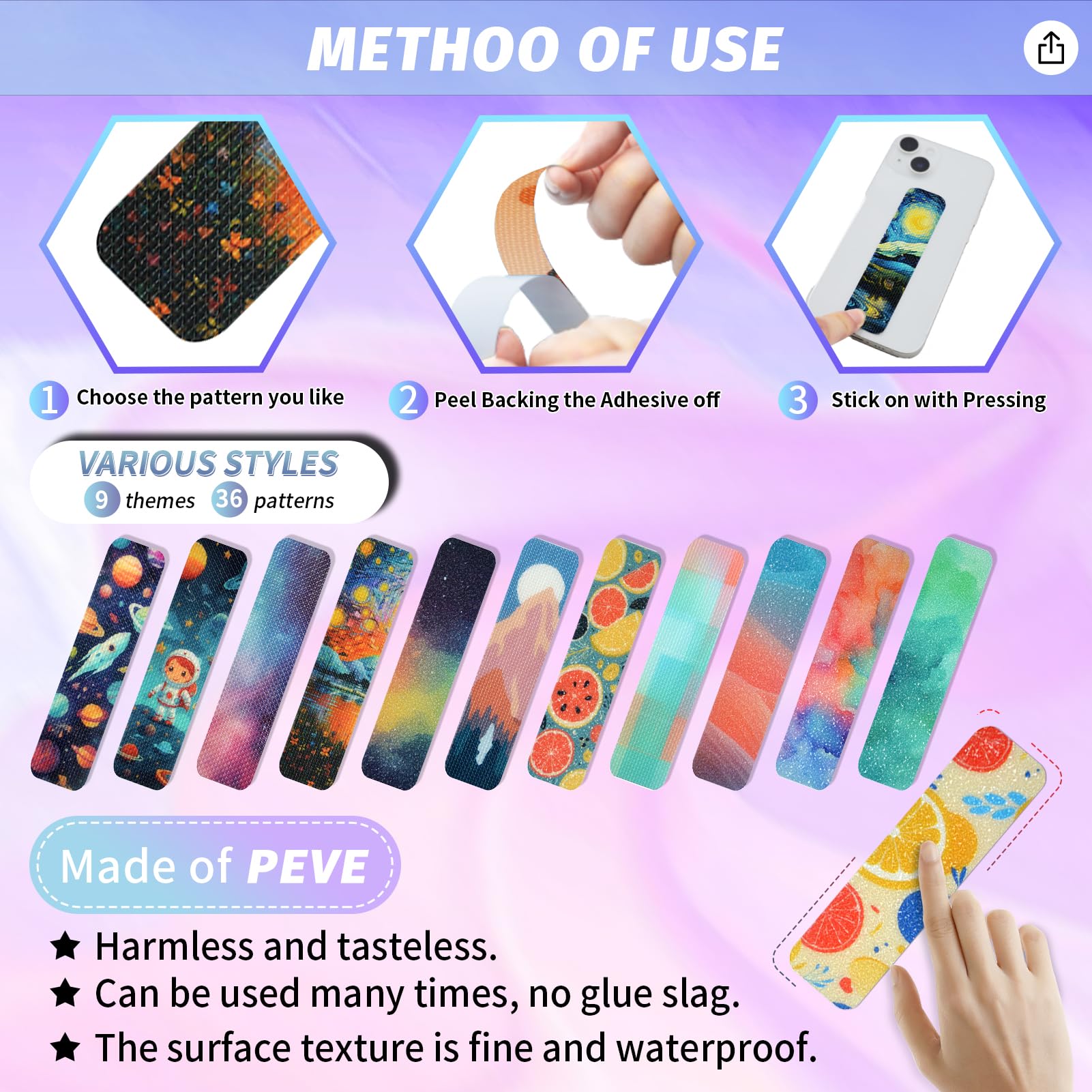 120 Sticker Sensoriali Antistress Con Paesaggi E Texture - Adesivi Calmanti Per Ansia, ADHD, Adulti E Bambini - 2