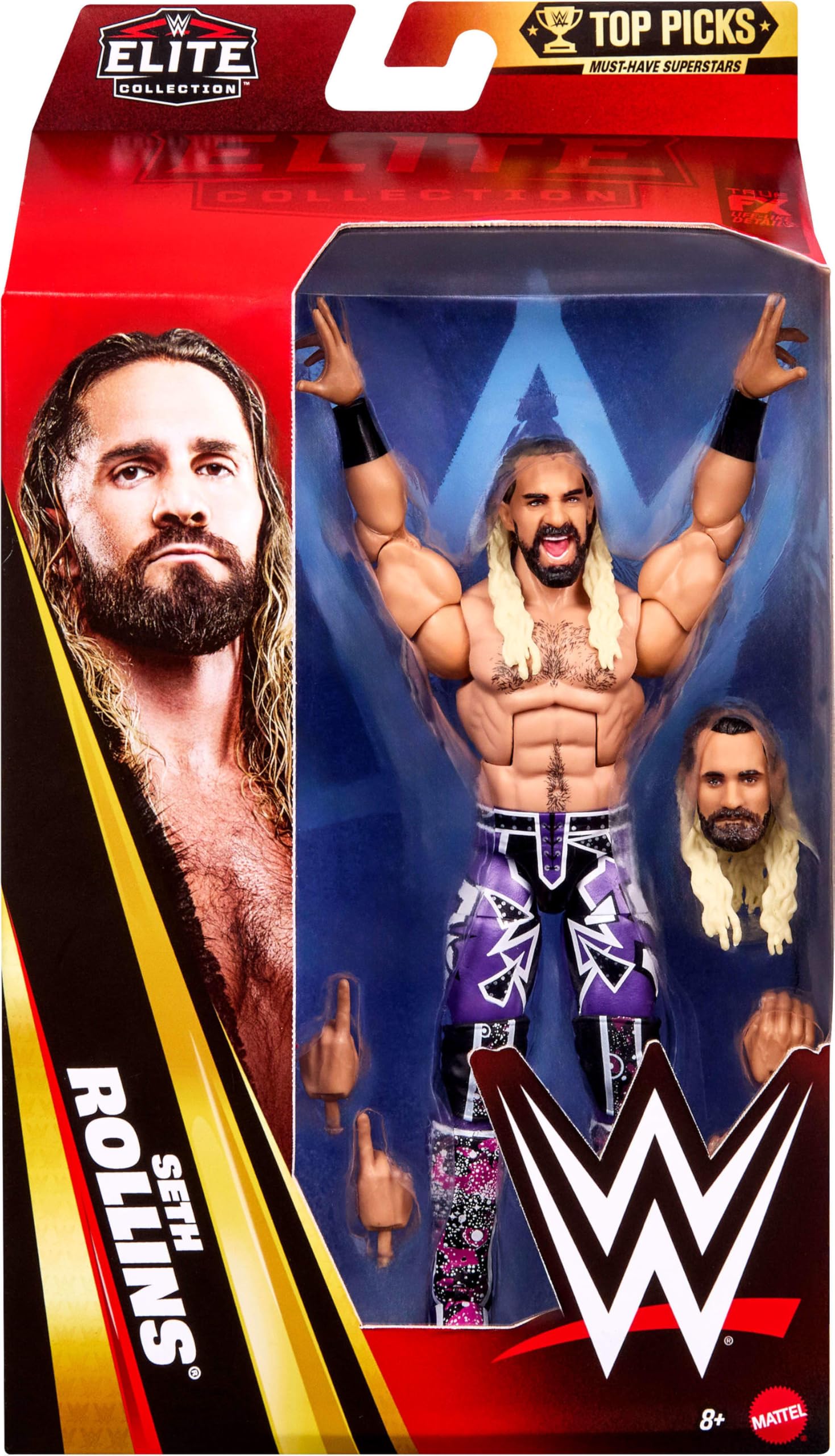 Mattel WWE Elite Collection Top Picks (wzory różne)