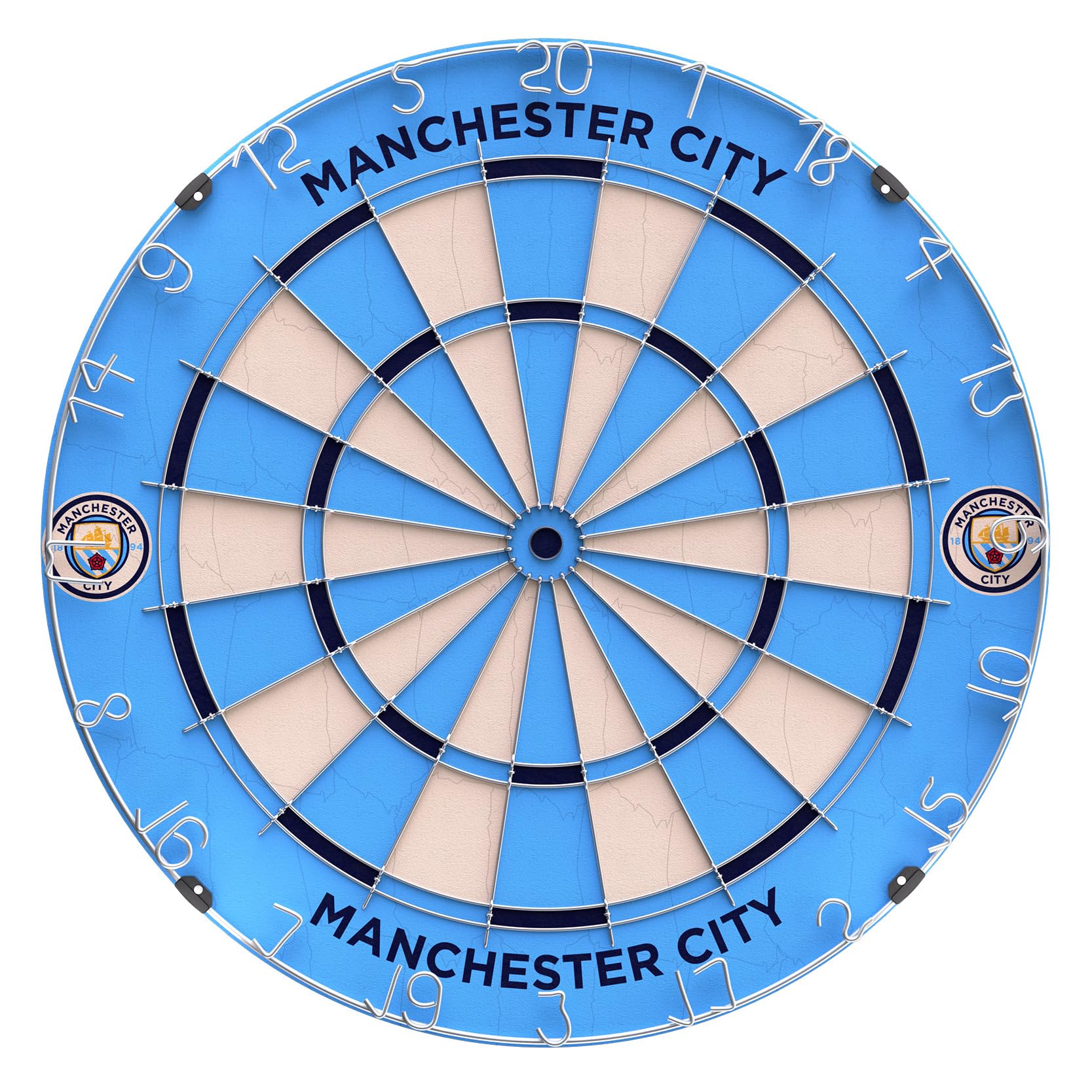 FOCO Officially Licensed Manchester City FC Dartboard