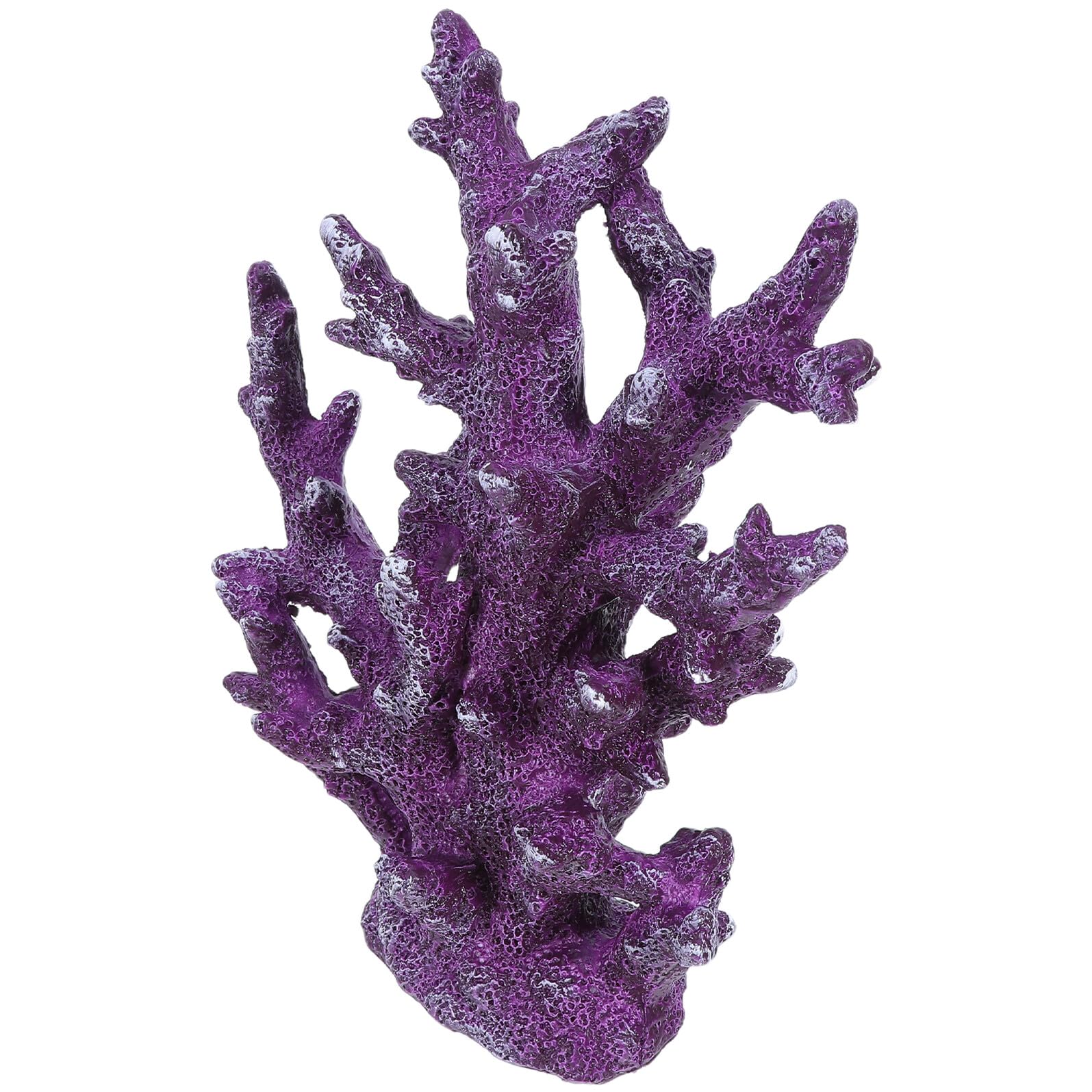 Cabilock Décoration Aquarium Corail Artificiel Résine Ornement Récif Réaliste pour Plantes Marines sous-Marines Centre de Table Naturel pour Aquarium et Maison