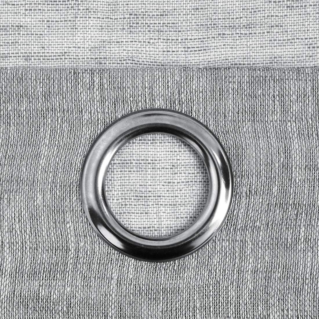 Coppia Tende In Finto Lino RNDRSSE – Filtro Luce, 150x200 Cm, Bianco Sporco, Con Occhielli, Per Soggiorno E Camera