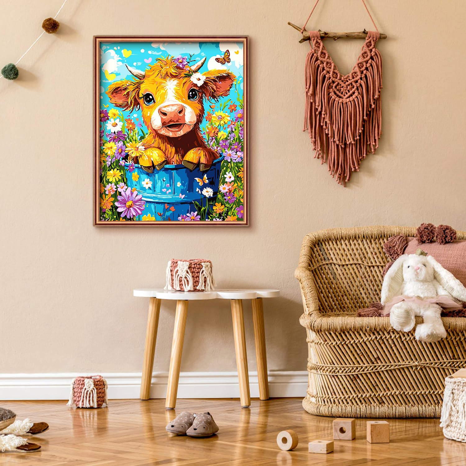 Lehaha Pintar por Numeros Kits para adultos,arbol azul animales,Cuadros para pintura por números Kit ninos con Pinceles y Pinturas Acrilicos,30X40CM Lehaha Pintar por Numeros Kits para adultos,arbol azul animales,Cuadros para pintura por números Kit ninos con Pinceles y Pinturas Acrilicos,30X40CM