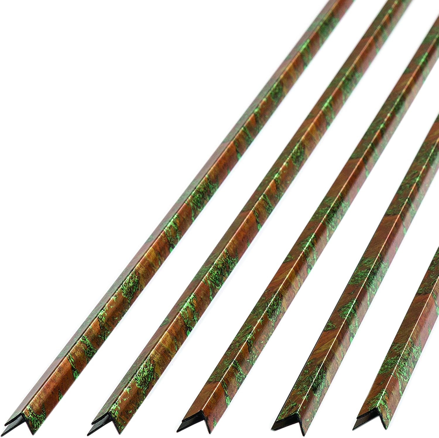 FASÄDE 47 in. Decorative Vinyl Outside Corner Trim Copper Fantasy (5 Pack)