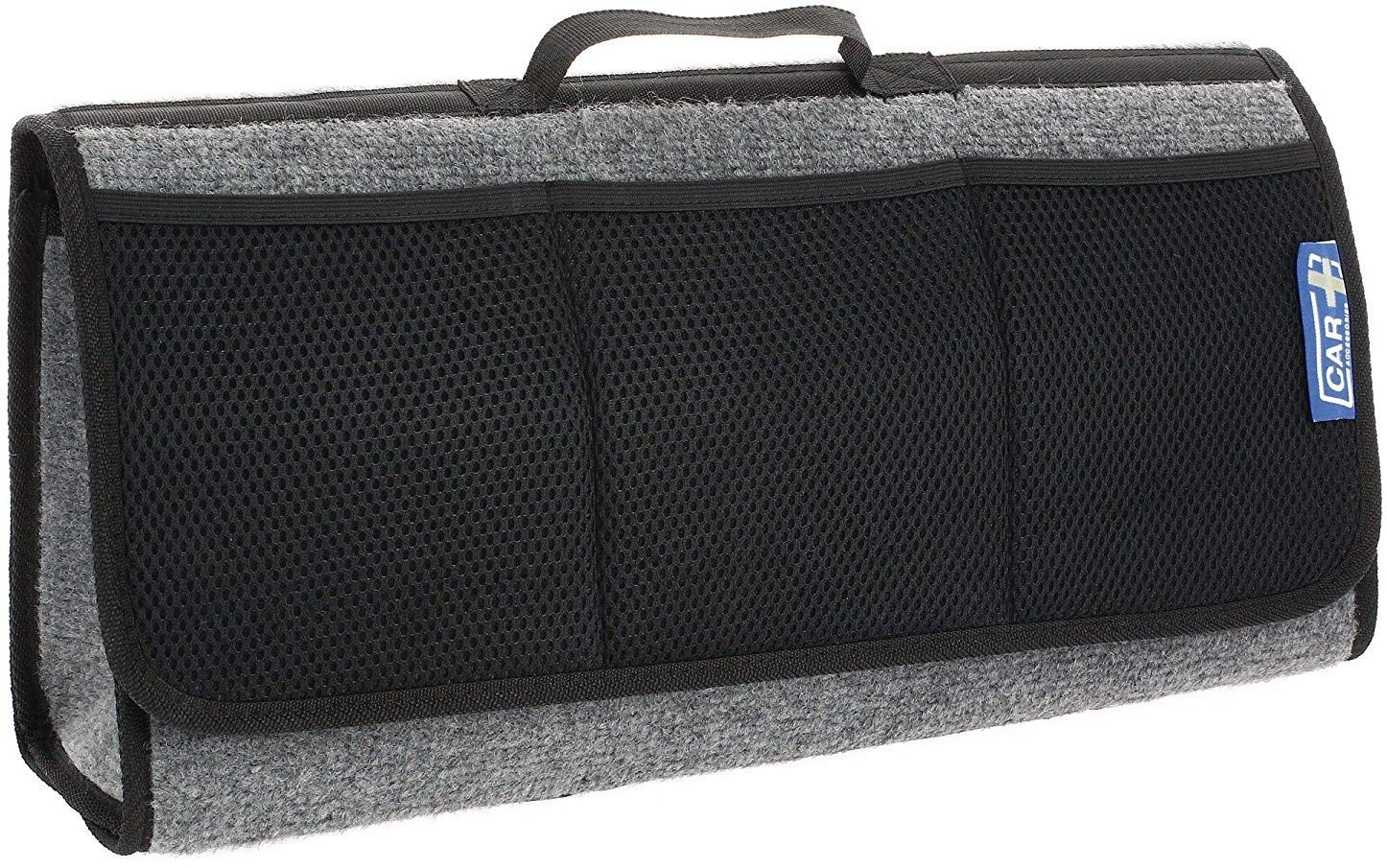 S SUMEX Organizador Maletero Coche 50x25 cm Bolsa Maletero en Moqueta, Organizador de Carga, Almacenamiento para Accesorios y Herramientas