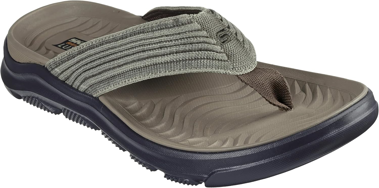 Skechers Men's USA Alcano - Vencino Thong Sandal