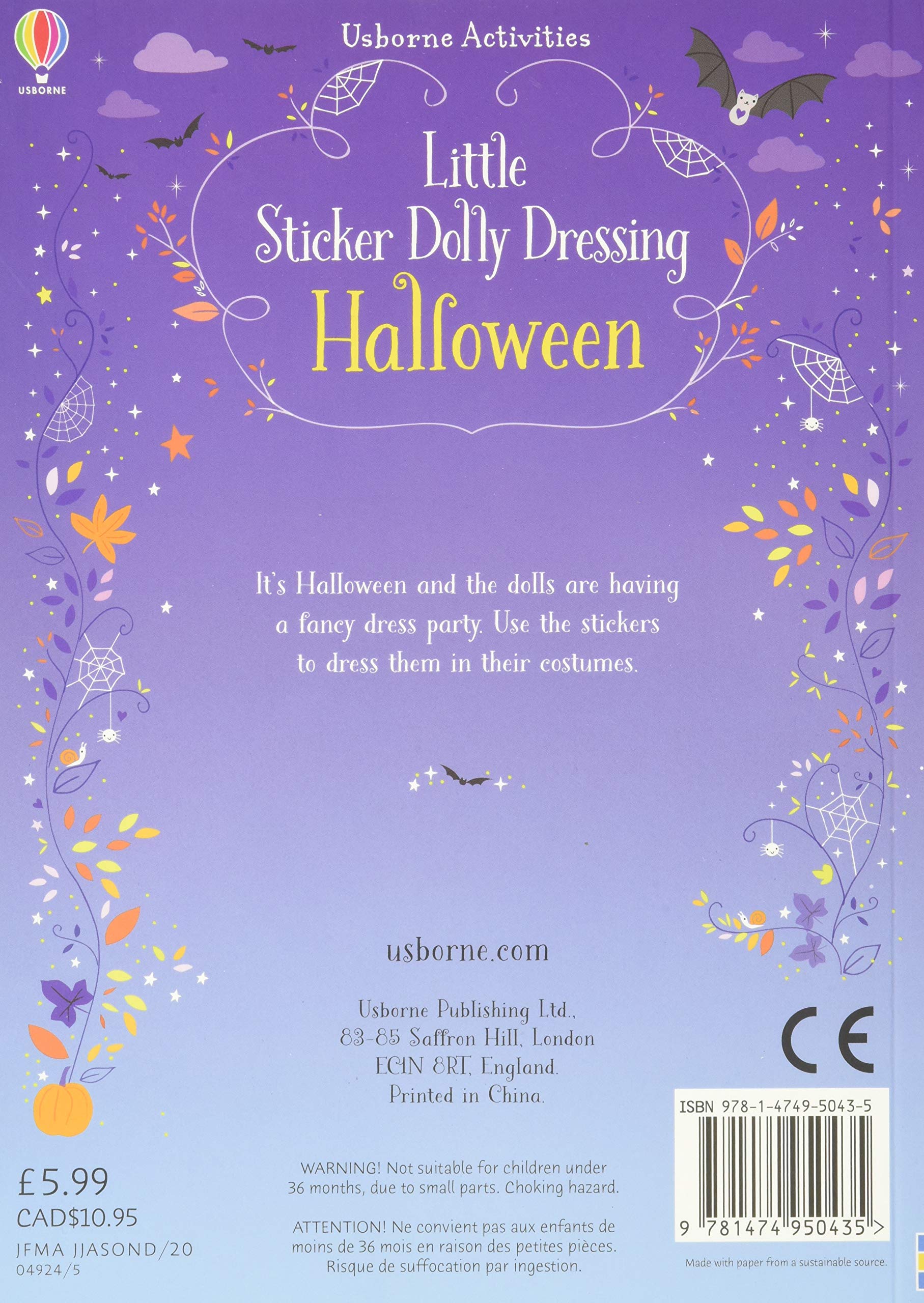 Little Sticker Dolly Dressing Halloween