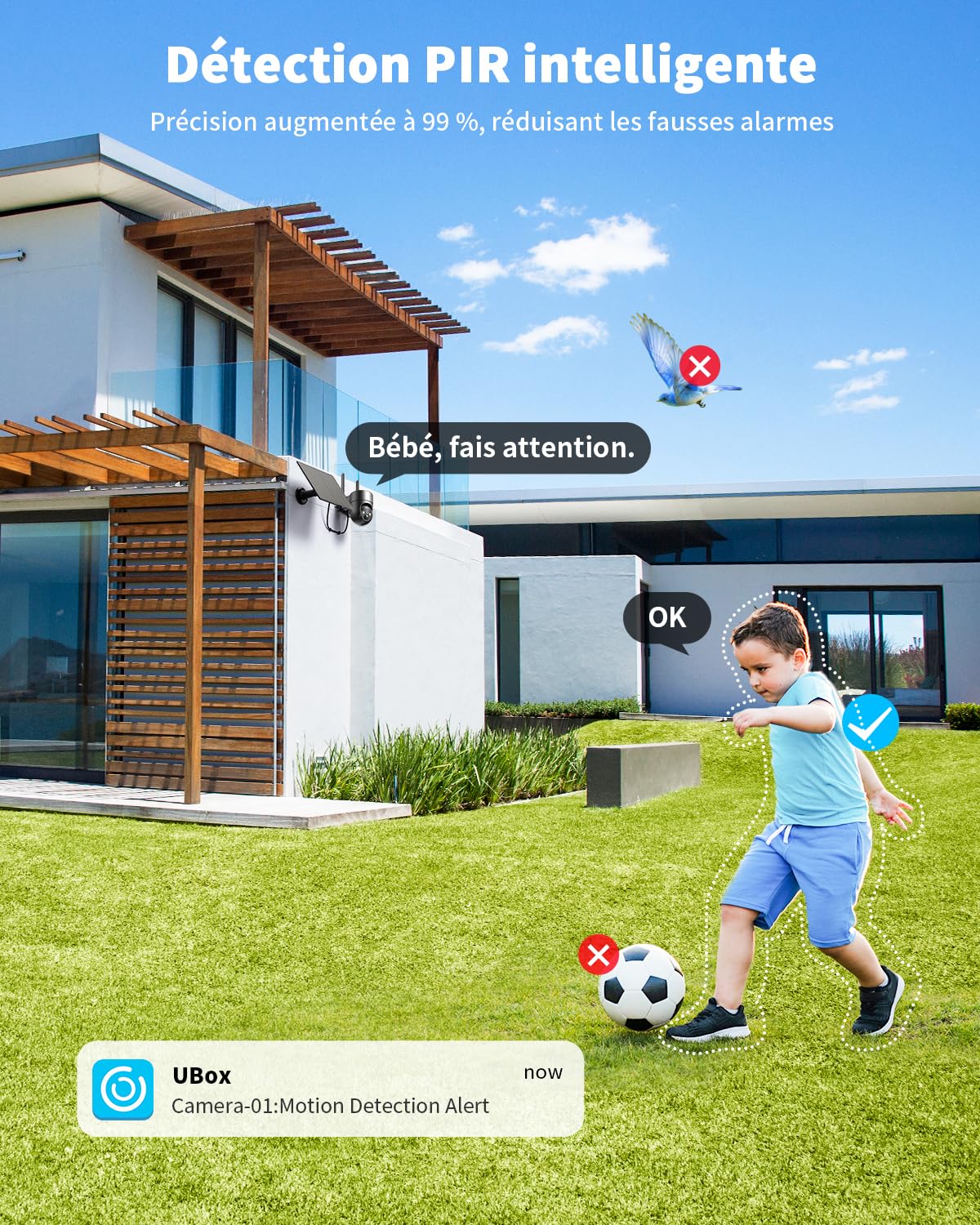 SEHMUA 4G LTE Camera Surveillance Solaire avec Carte Sim, 2K Exterieure | Camera sans Fil inclinable à 355°/90°,Détection Humaine PIR Alarmes de Zones Personnalisées, Étanchéité IP66