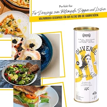 APSOGO Organic Extra Virgin Olive Oil 1L - Cold Extracted Olive Oil from Crete Greece - Rich in Polyphenols - Extra Virgin Olive Oil