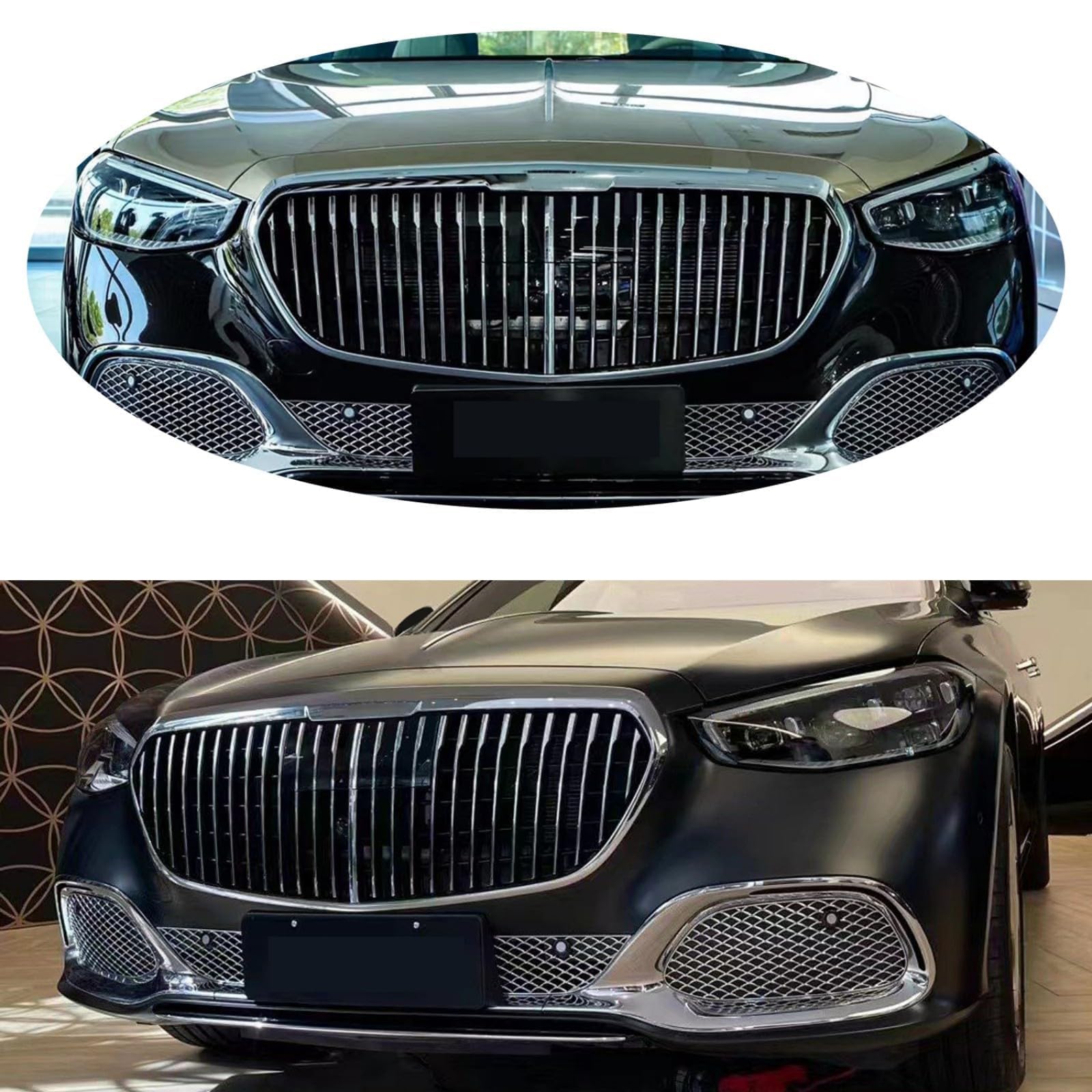 Amazon.com: S Class Grill for Maybach Front Grille Compatible with