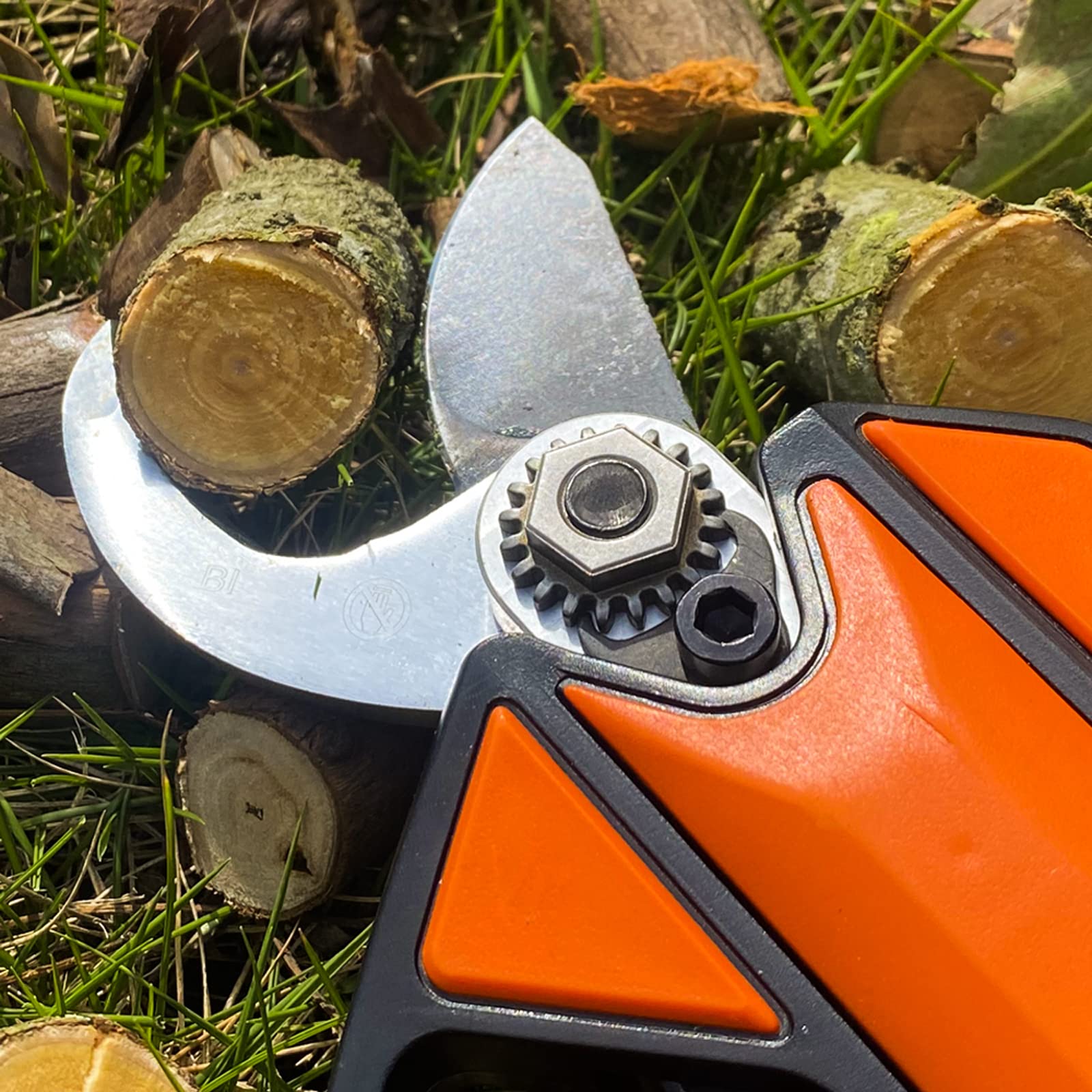 Kebtek Cuchilla de repuesto para tijeras de podar eléctricas KT930, SK5 de acero de alto carbono con revestimiento de teflón, diámetro máximo de corte 30 mm (2 paquetes Upper Blade)