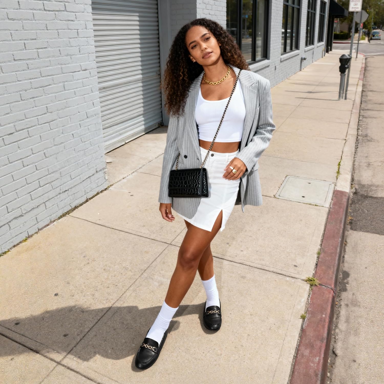 DREAM PAIRS Loafers for Women Casual Comfortable Slip On Flat Shoes Lightweight Leisure Work Shoes Comfort Walking Shoes - Image 2