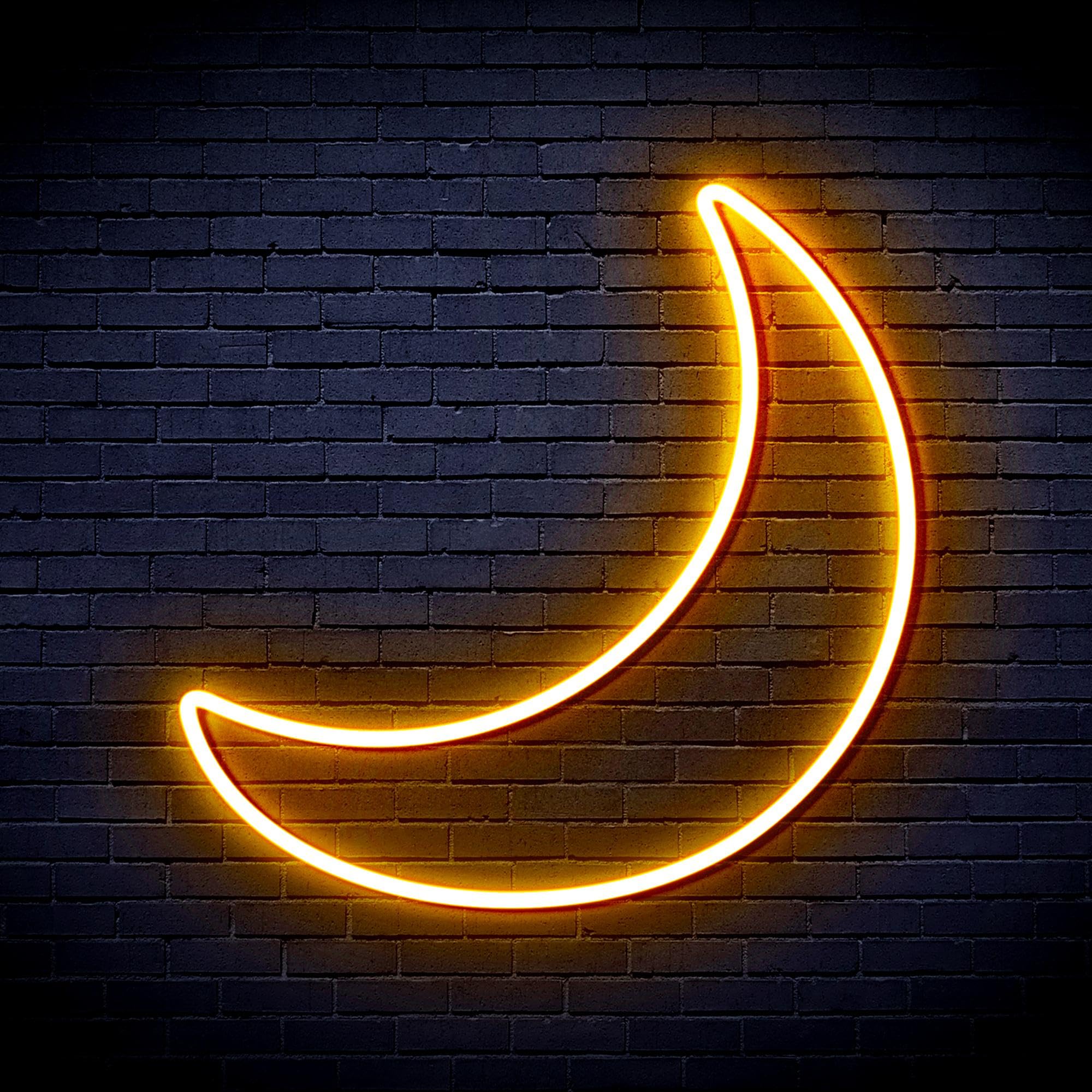 ADVPRO Moon Space Kid Room Flex Silicone LED Neon Sign - Golden - st16s66-fnu0004-e