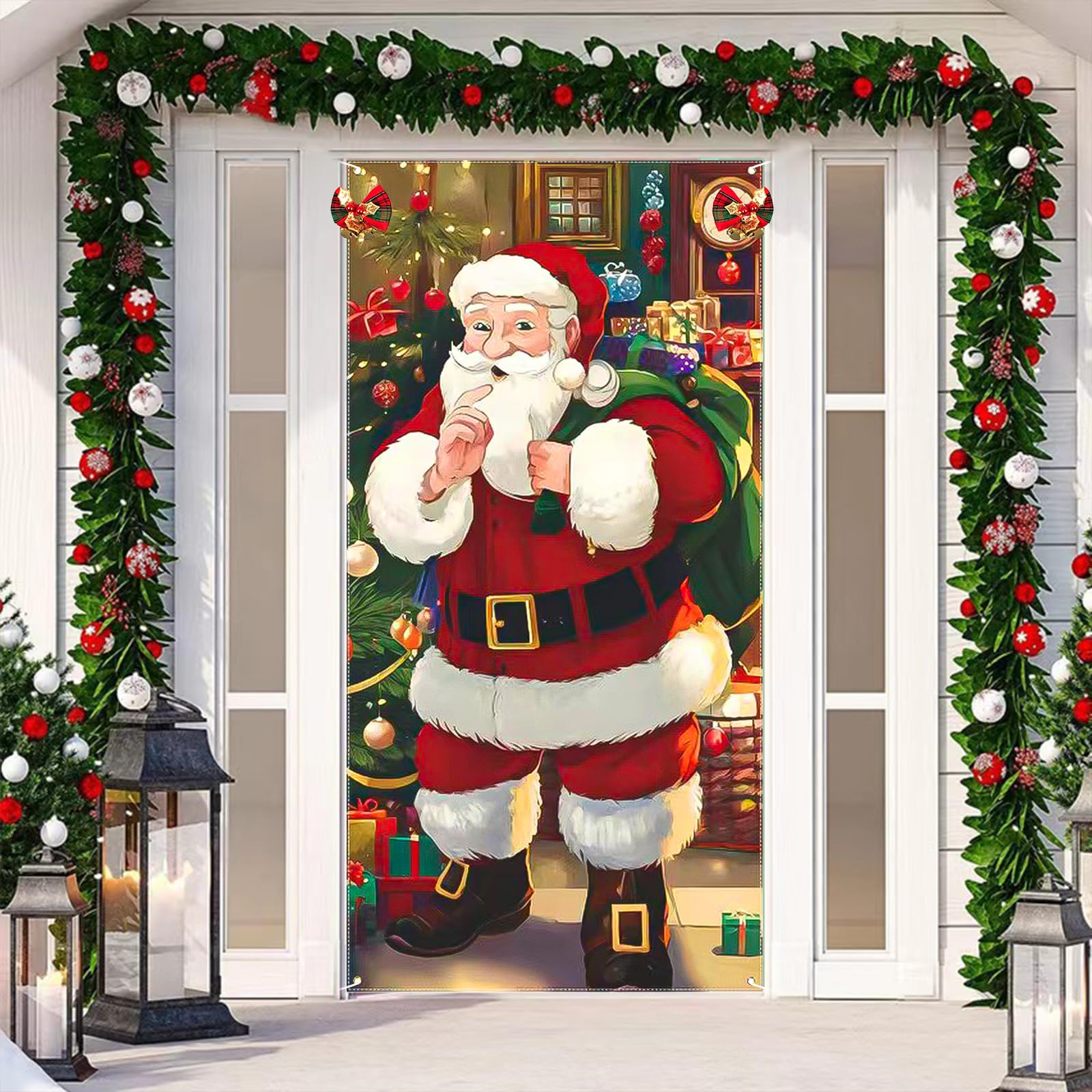 Comment décorer sa porte d’entrée pour Noël de façon originale