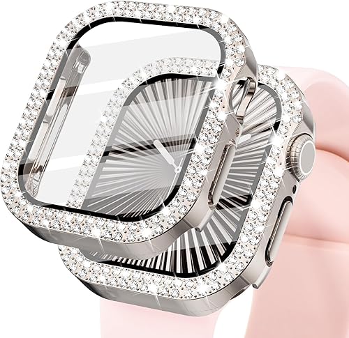 Miniatura 49 de KADES - Funda protectora brillante compatible con Apple Watch Series SE, SE 2022, 6, 5 y 4 de 40 mm, con protector de pantalla incorporado (40 mm,