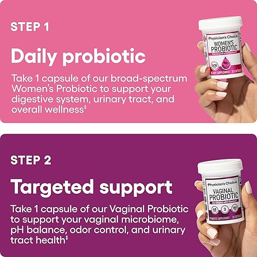 Miniatura 3 de Physician's CHOICE Feminine Power Duo Bundle - Probiótico vaginal 30ct + probiótico para mujer 60ct