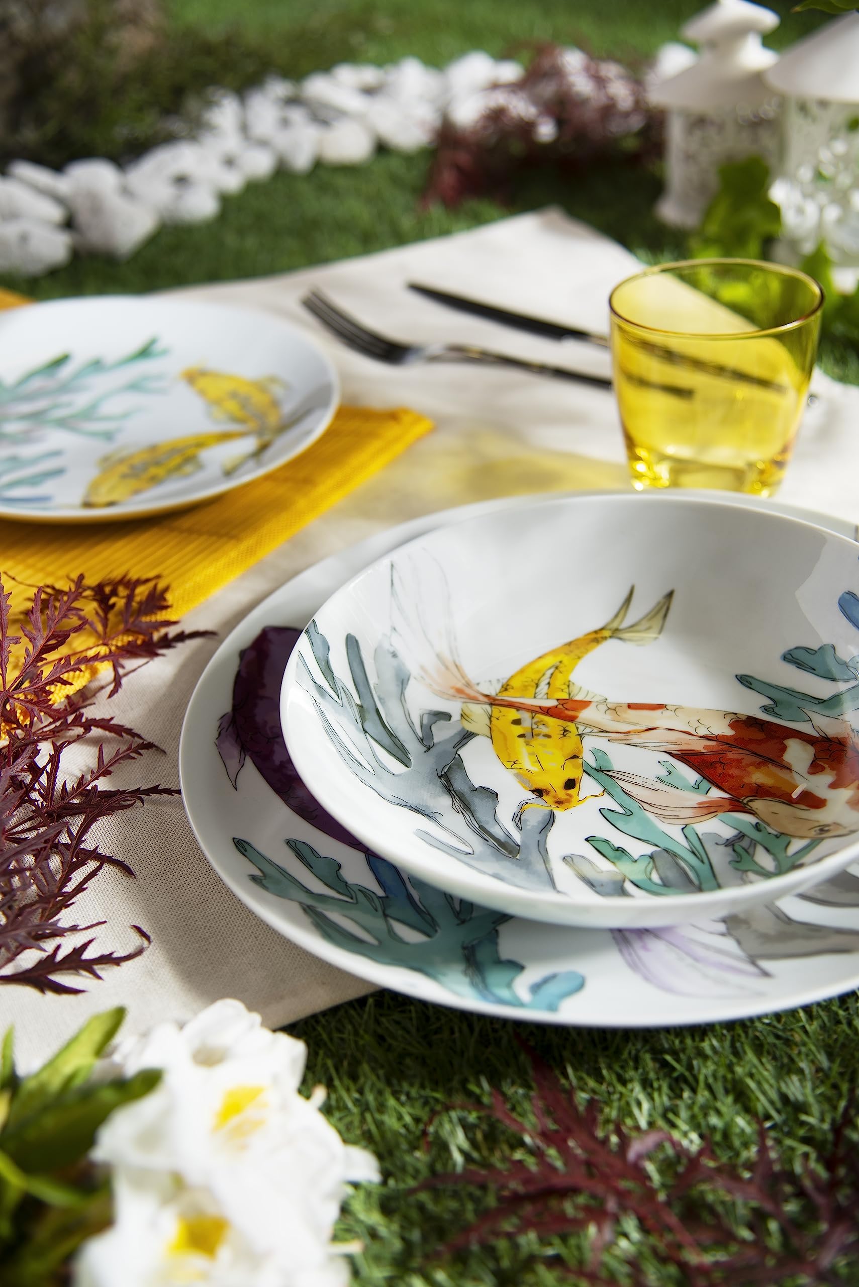 Excelsa Servicio de mesa de 18 piezas Hokkaido, cerámica