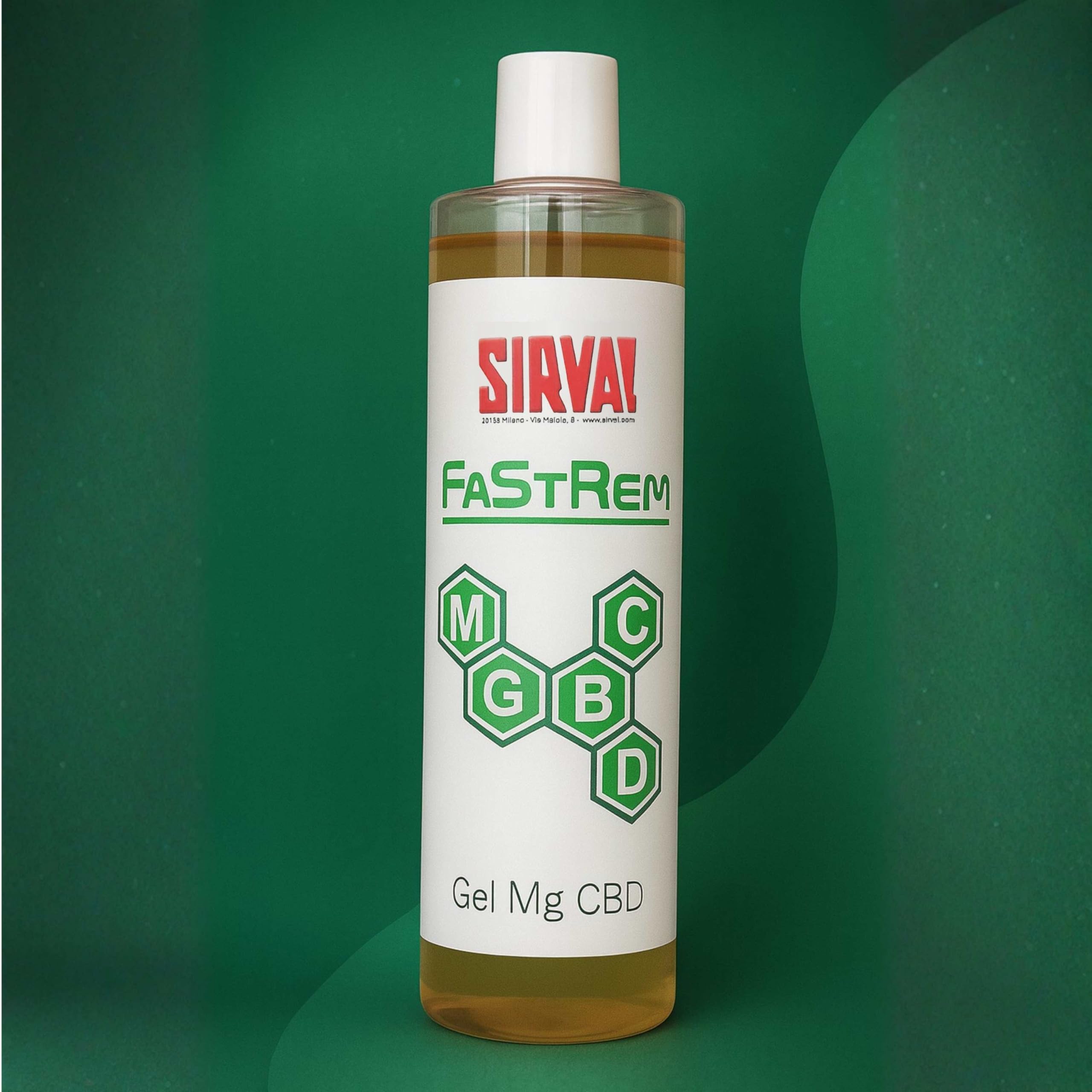 FaStRem Gel Conduttivo Professionale ad Alta Elettroconduzione con Magnesio & CBD – Gel per Tecar, Ultrasuoni, Diatermia ed Elettroporazione – Lenitivo e Decontratturante – 500 ml