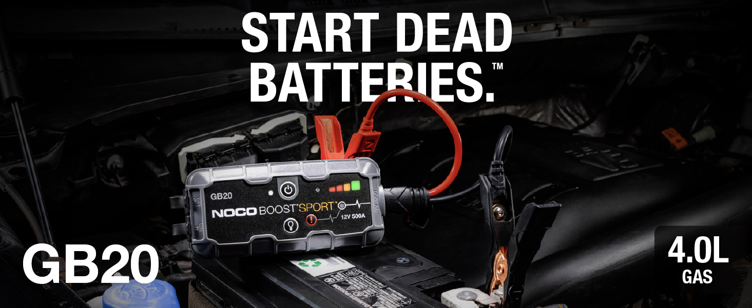 Amazon.com: NOCO Boost GB20: Arrancador ultra seguro de 500A