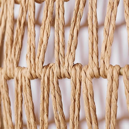 Miniatura 6 de Globe Electric 65703 Tika - Lámpara colgante de 1 luz, rubio natural, sombra de cordel