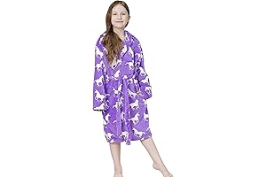 Kids Boys Girls Children Soft Hooded Bath Cover Up