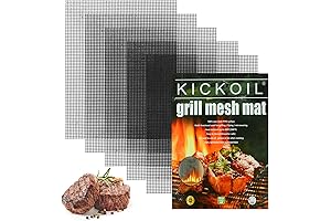 Non-Stick Grill Mesh Mats for Perfect Grilling Every Time