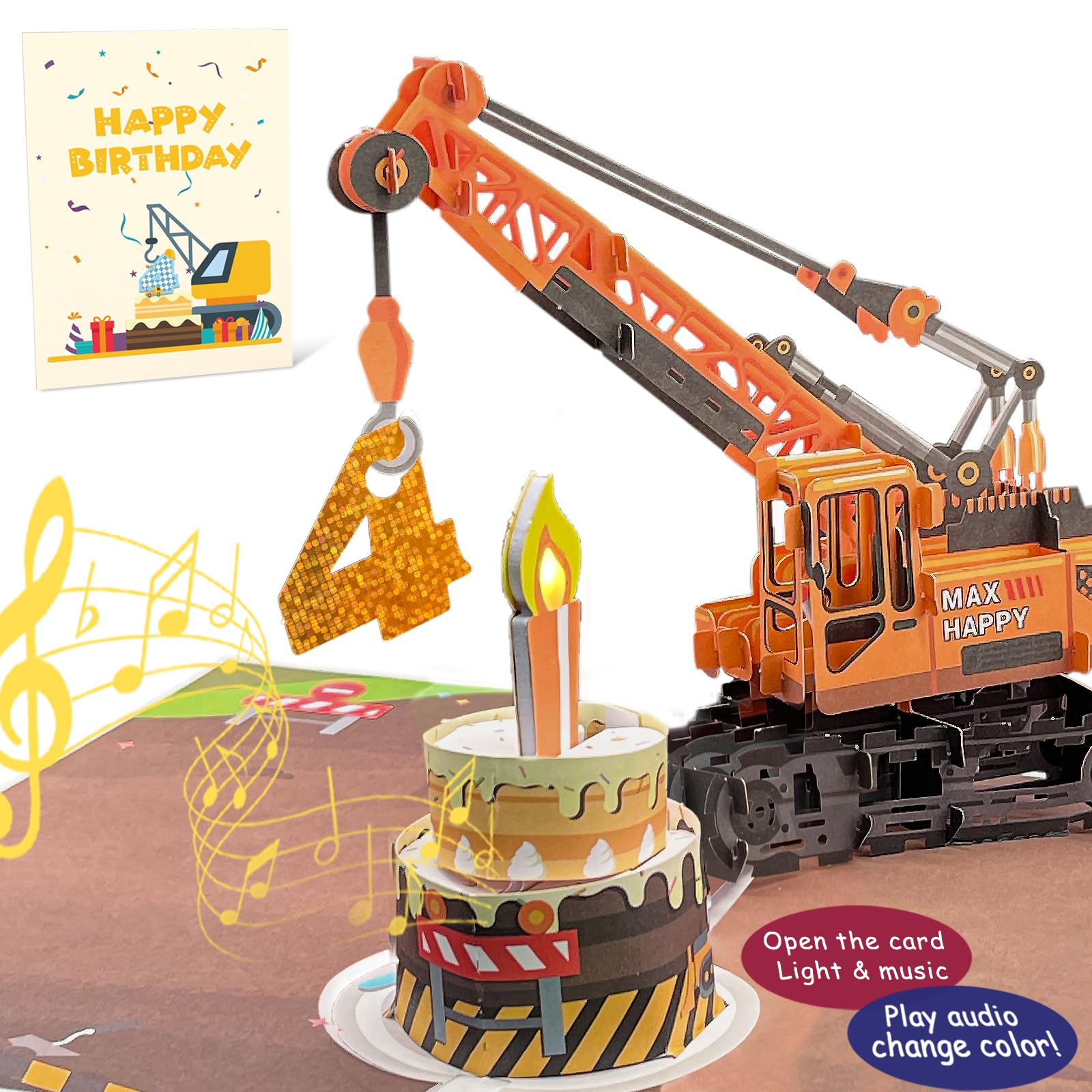 Happy Birthday 狂三　優勝PR　PR+ Amazon.com : Omgpeike Musical Birthday Card, Pop up 3D