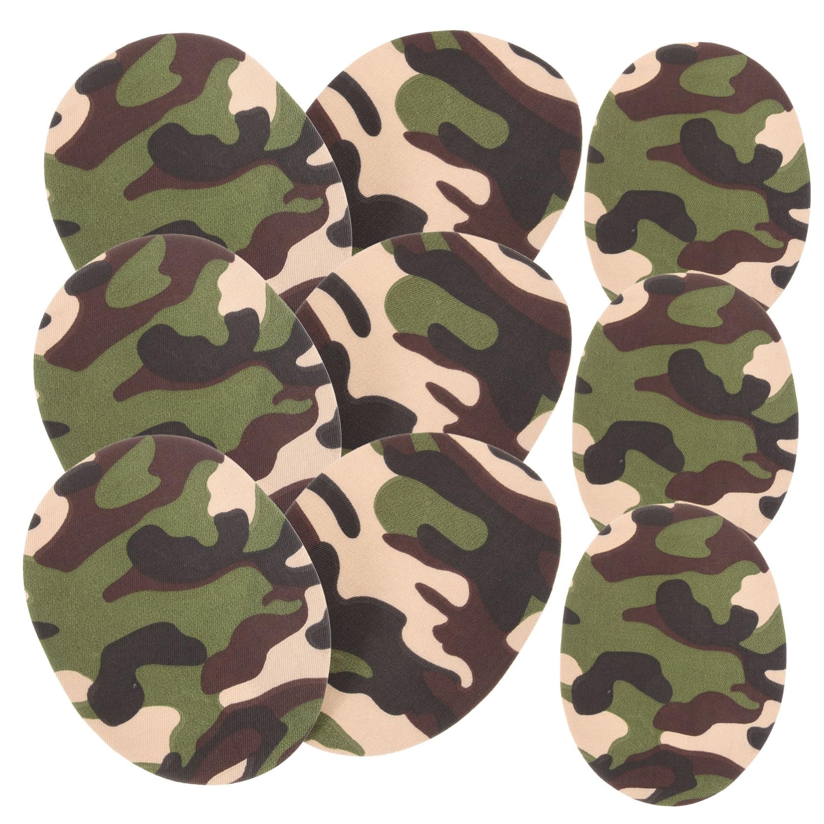 DOITOOL 5 Ensembles Patches De Réparation Camouflage Thermocollants Lot Pour Vêtements Pantalons Projets Diy Faciles À Appliquer 10 Pièces * 5