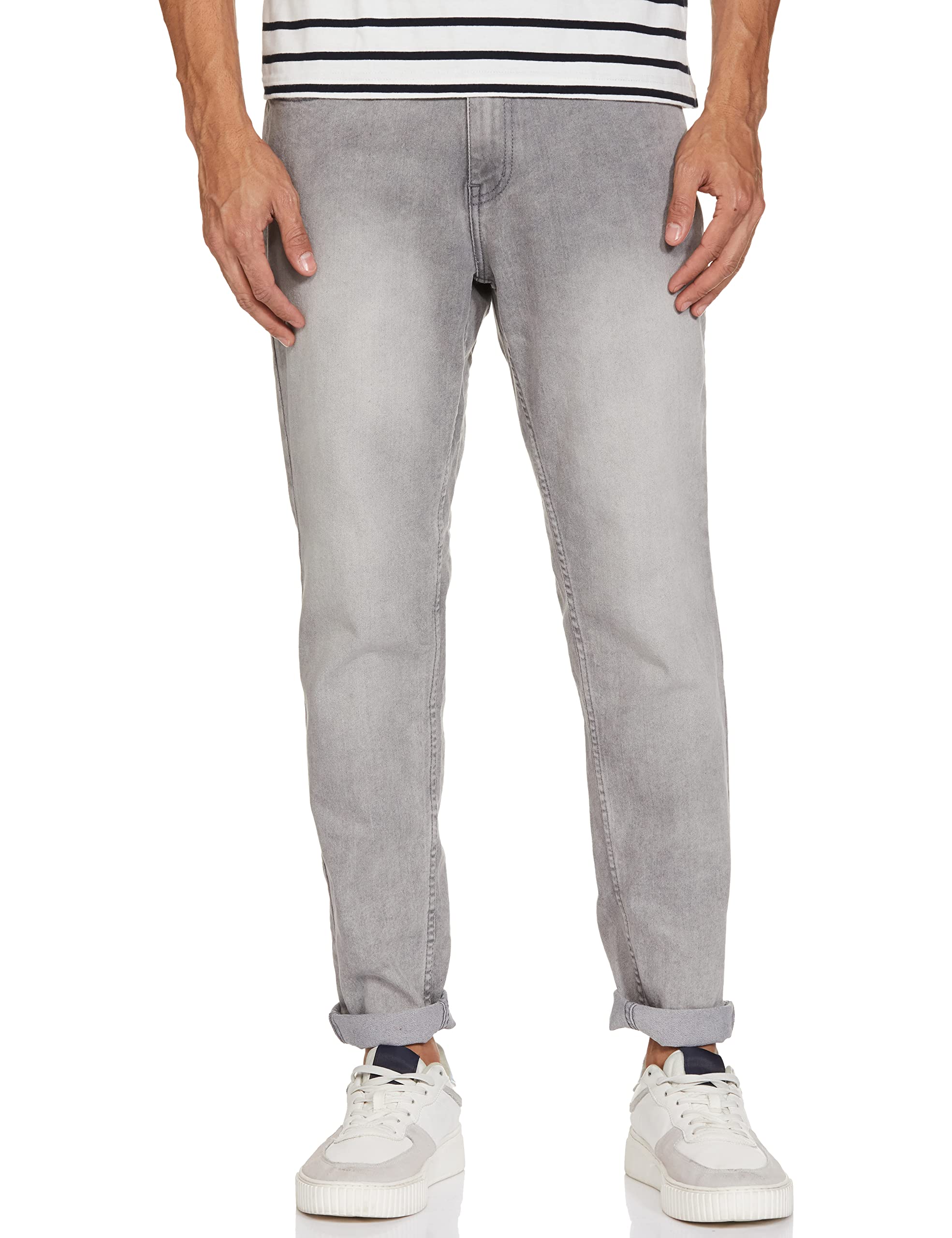 amazon brand - symbol Men's Carrot Fit Cotton Lycra Stretchable Jeans-picture-30